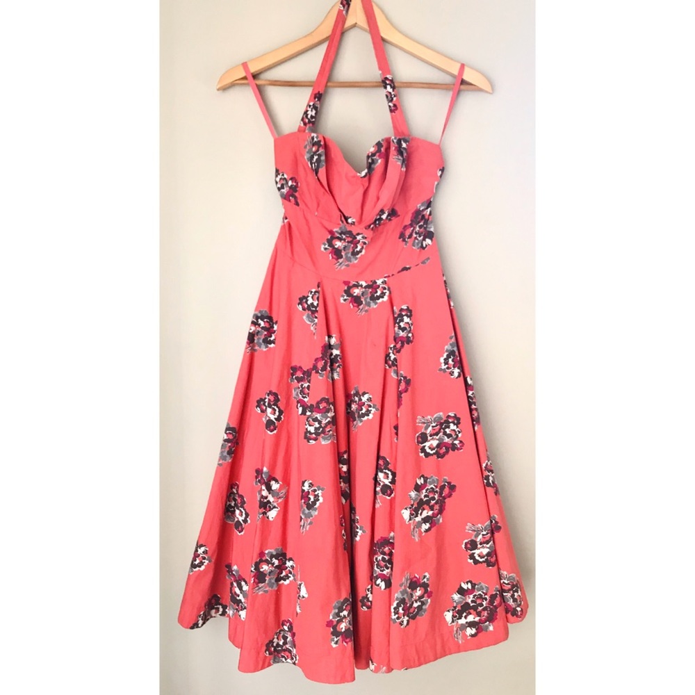 Anthropologie A-line Floral Dress